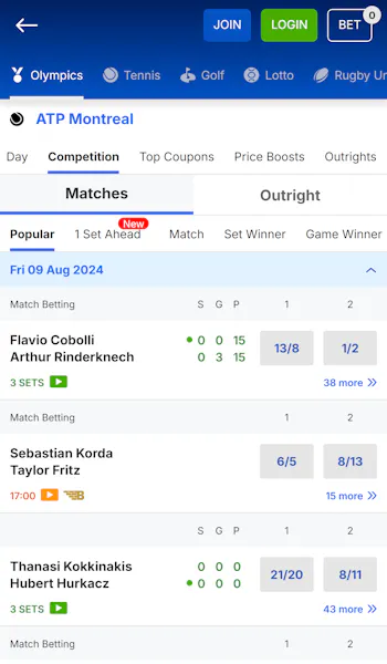 BoyleSports tennis betting