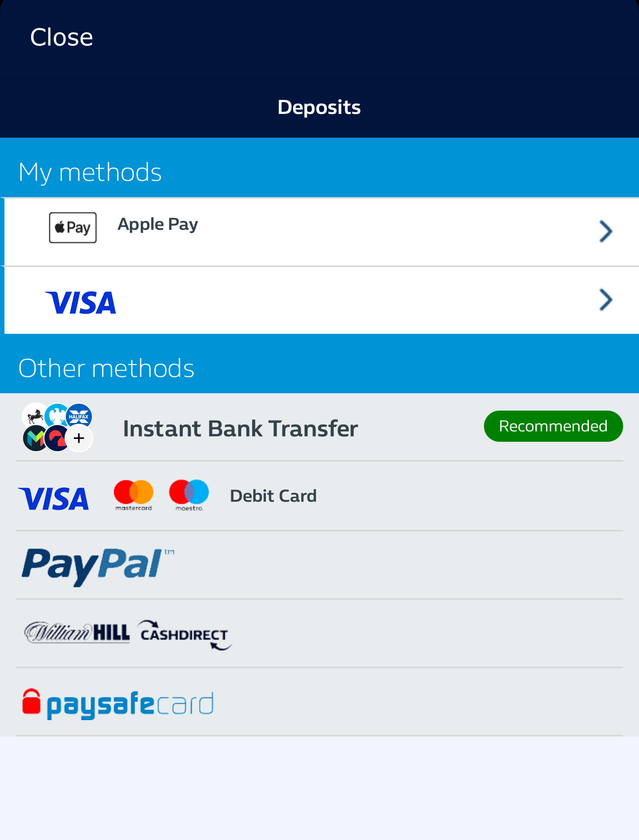 William Hill Methods