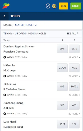 Coral tennis streaming