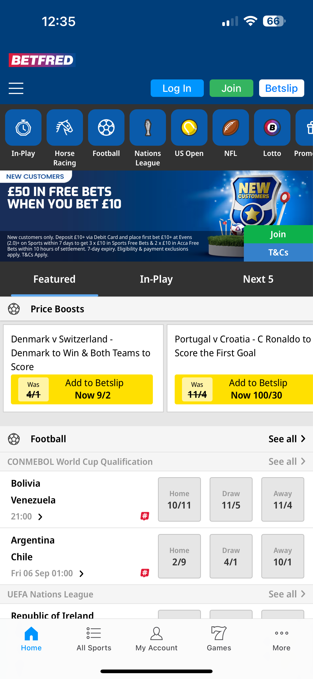 Betfred Horse Racing Extra Places 1