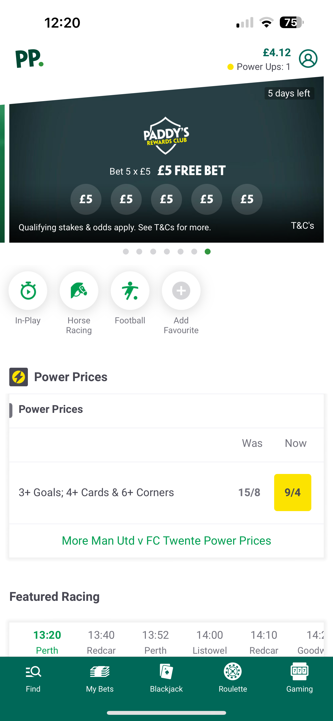 Paddy Power Rewards Club 1