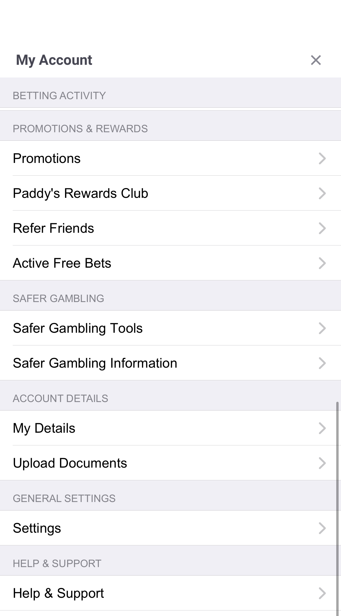 Paddy Power Rewards Club 2