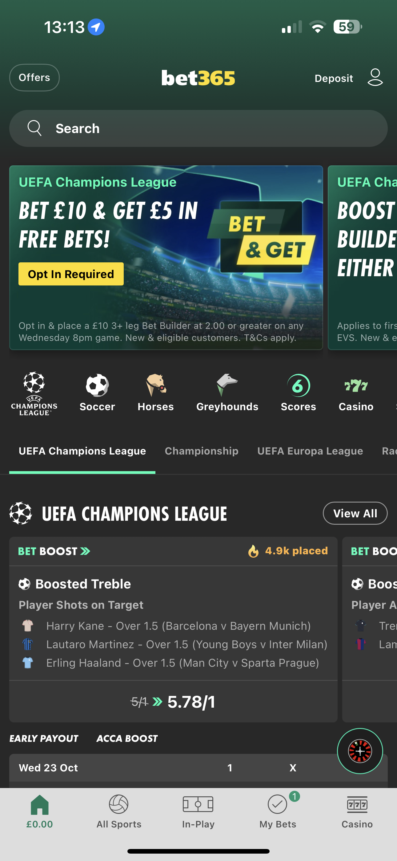 Bet365 Bore Draw 1 (UK)