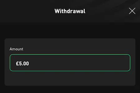 Live Score Bet Withdrawal 1