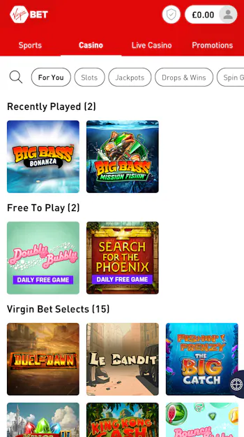 Virgin Bet Casino