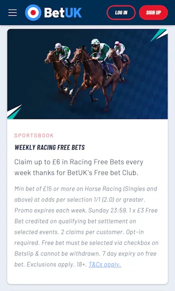 BetUK promotions