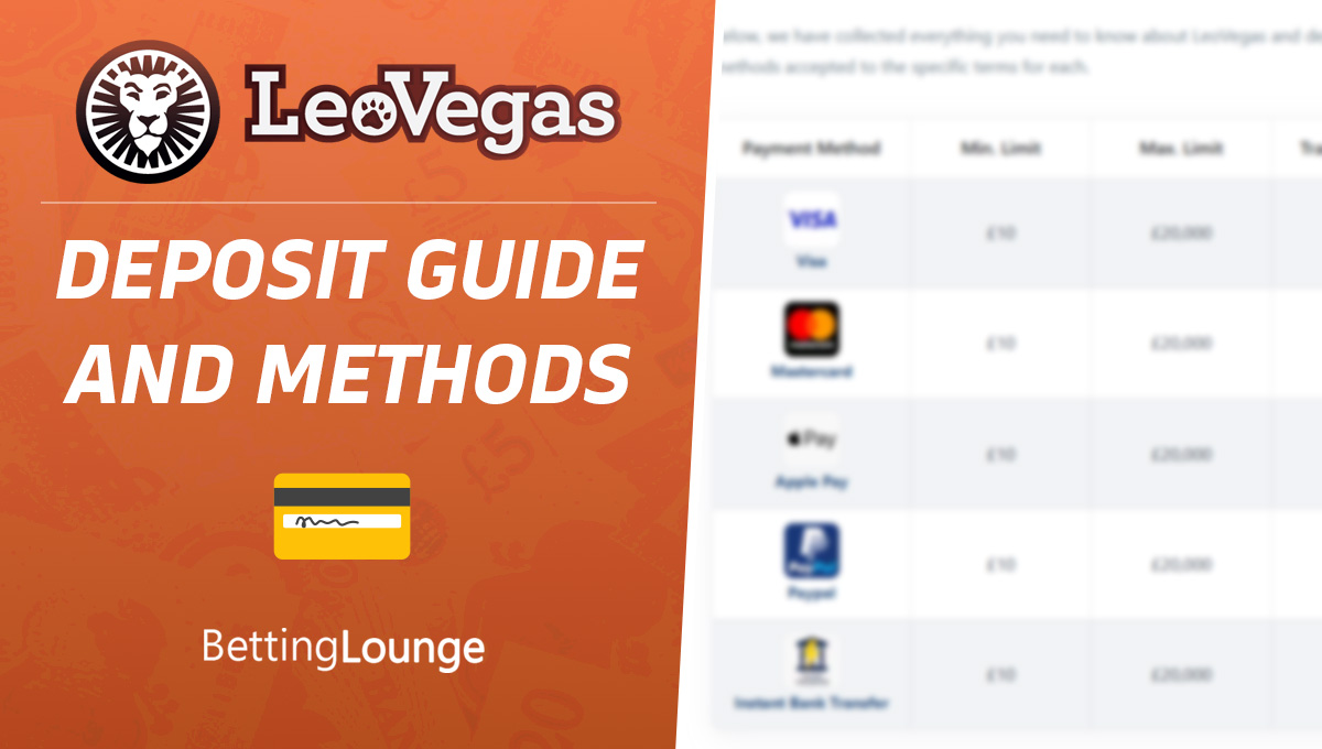 LeoVegas deposit guide