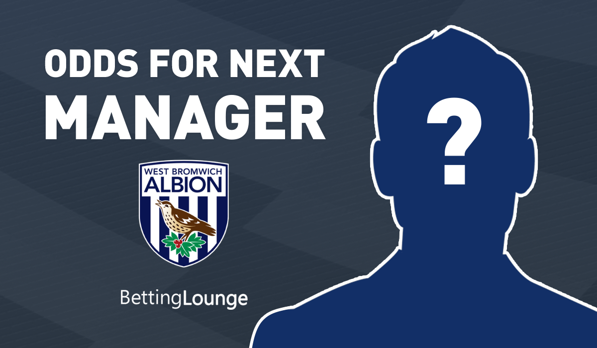 Next West Brom Manager odds