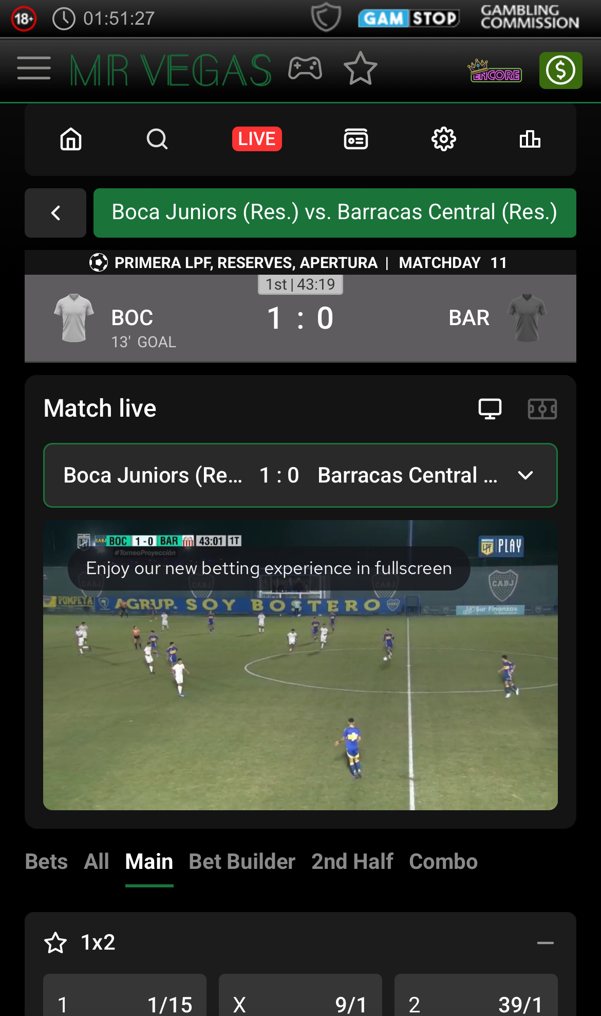 Mr Vegas Live Stream