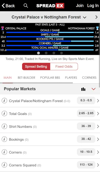 spread betting spreadex