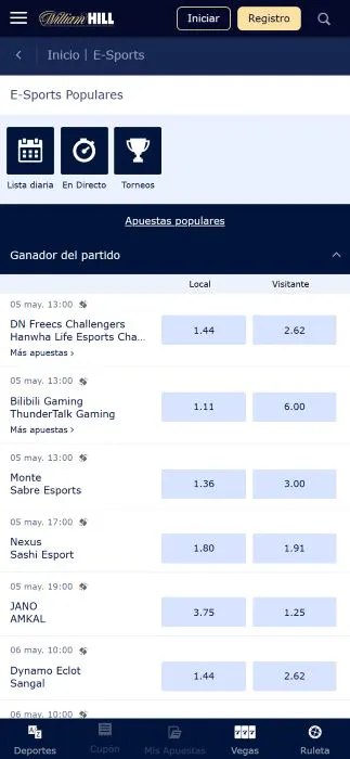 William Hill esports
