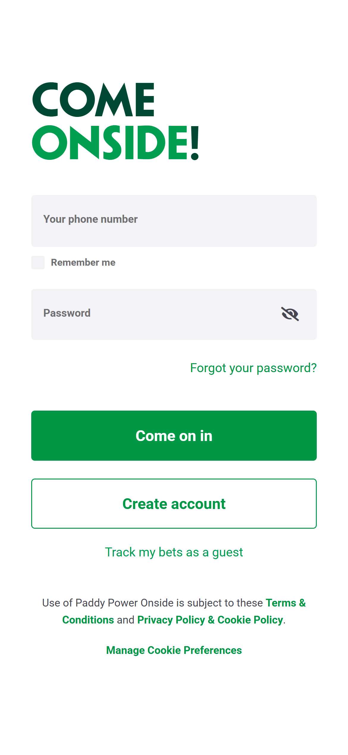 Paddy power onside 2