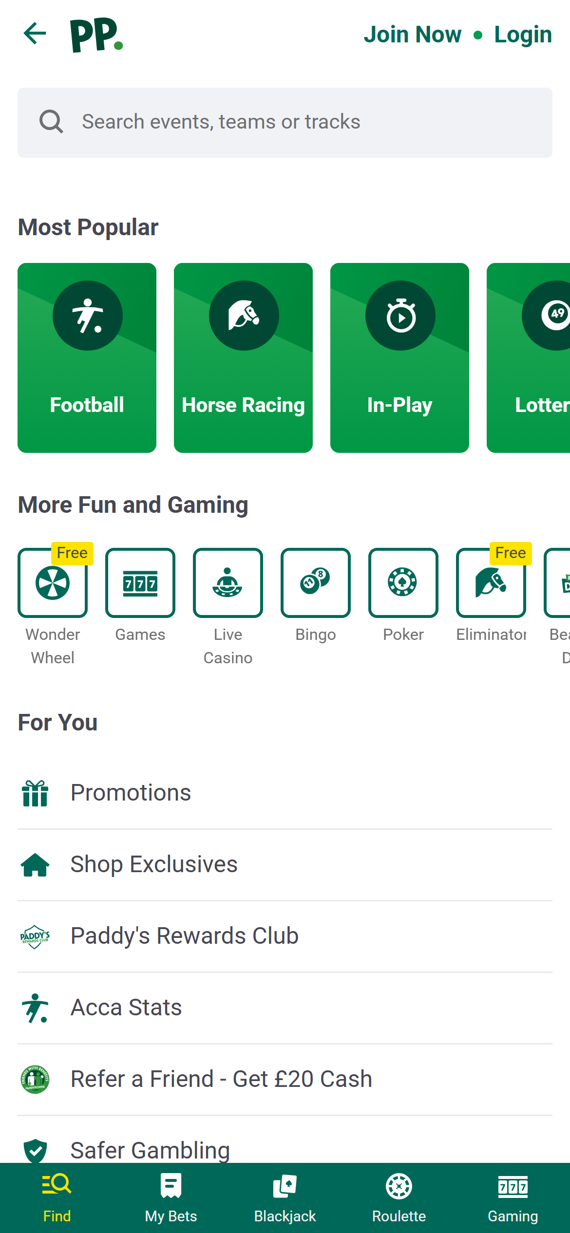 Paddy Power Wonder Wheel