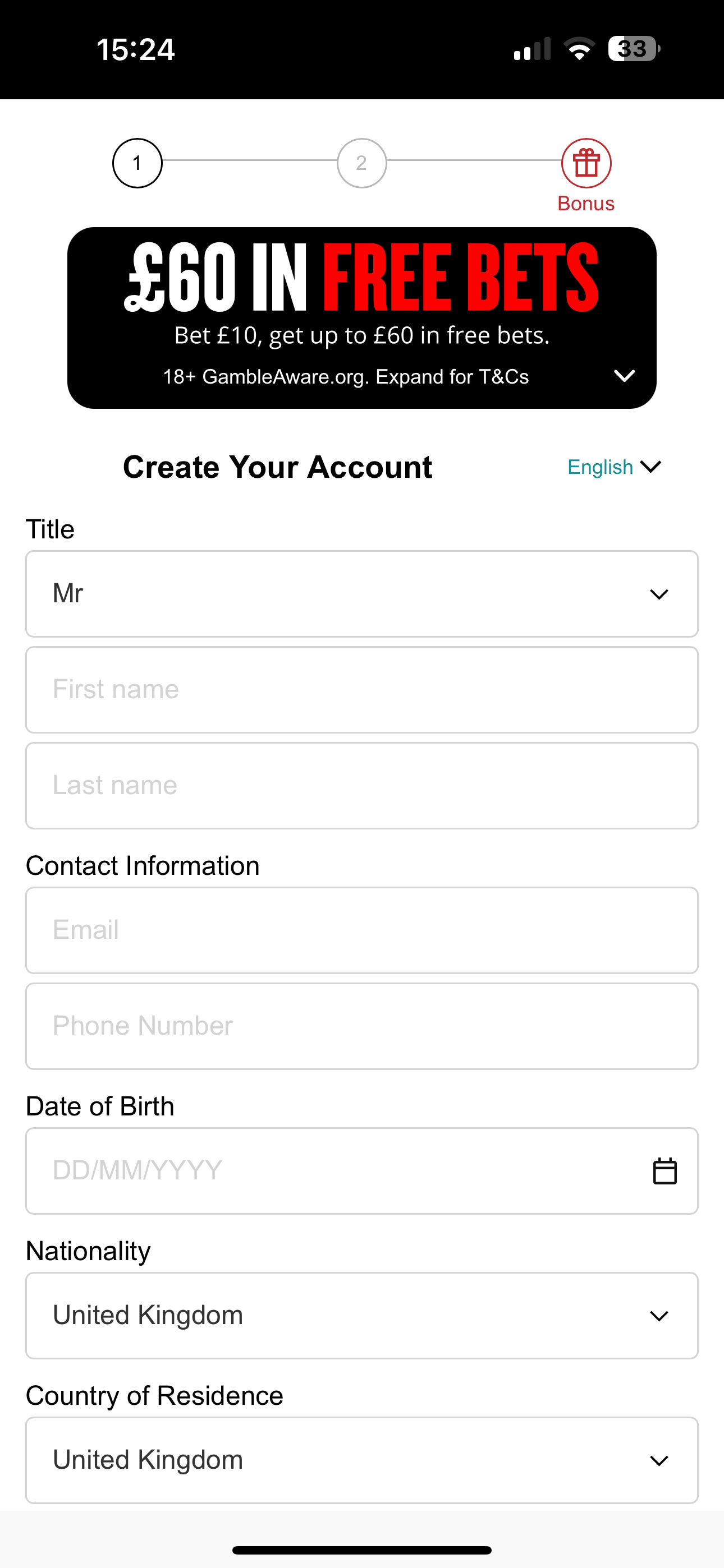 Spreadex Mobile Signup 1