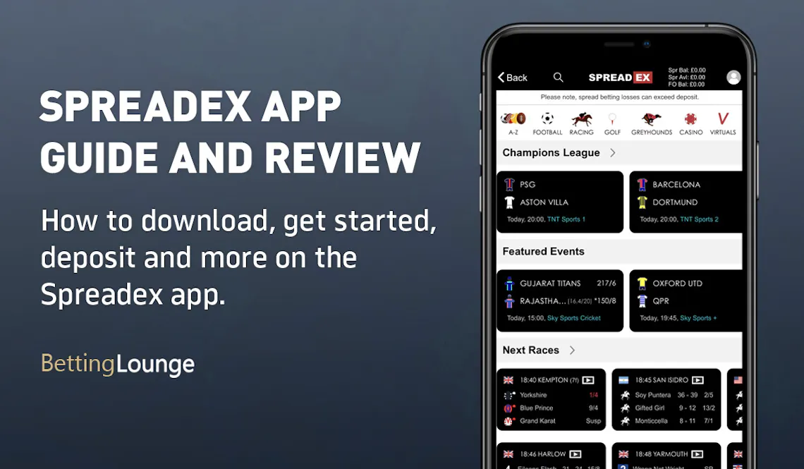 Spreadex app review and guide