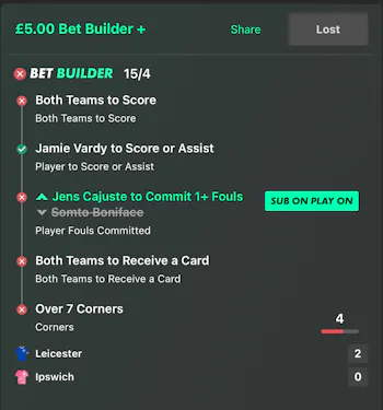 Bet365 Sub On Play On Bet