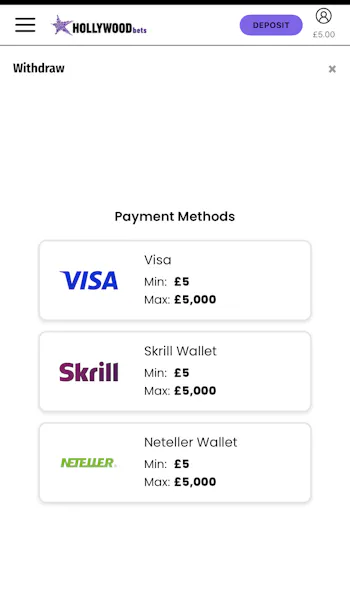 Hollywoodbets Withdraw 1