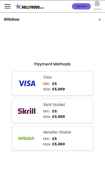 Hollywoodbets Withdraw 1