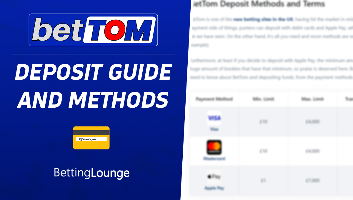 BetTom deposit guide