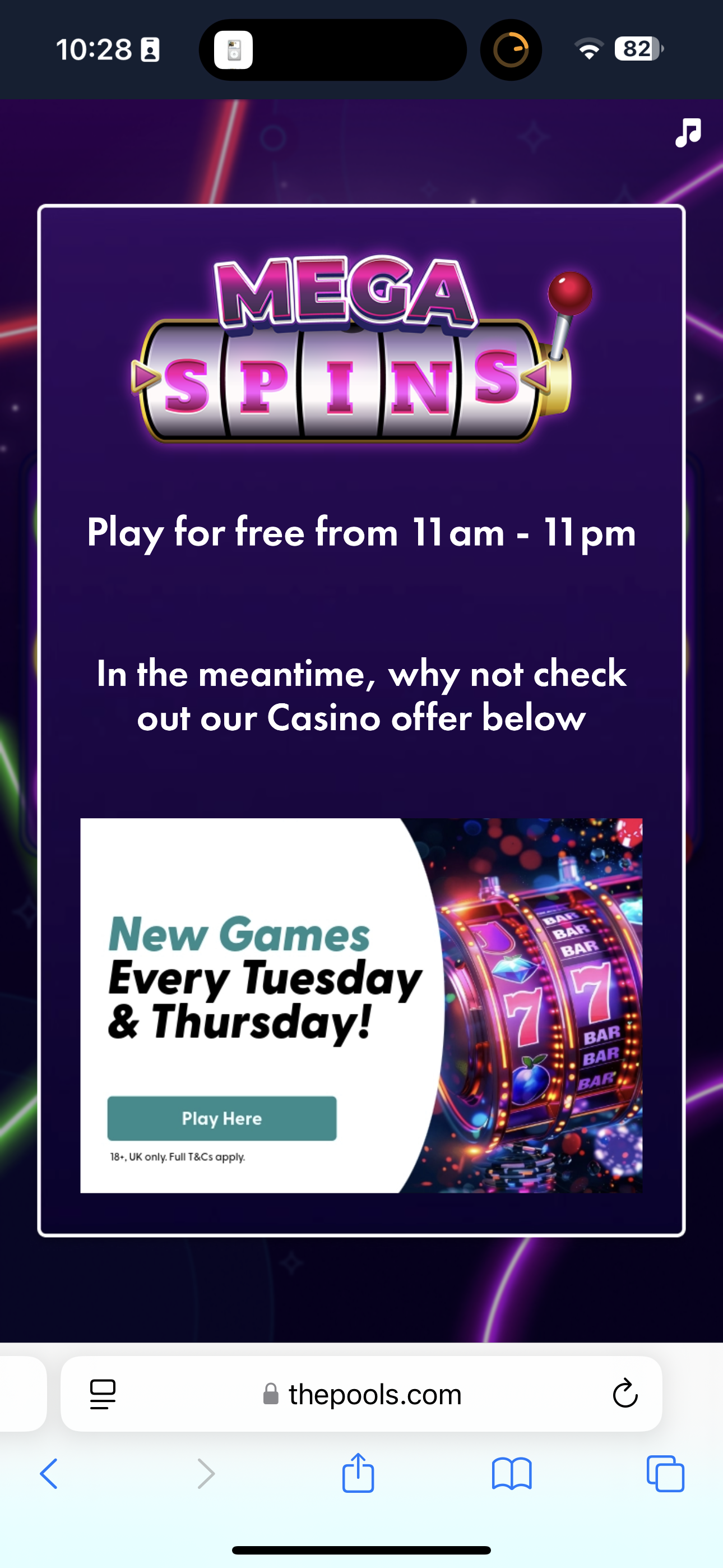 The Pools Mega Spins 2