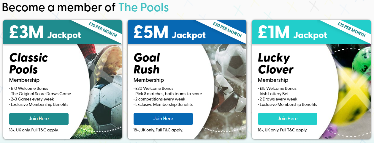 Memberships the pools