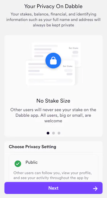 Dabble Privacy