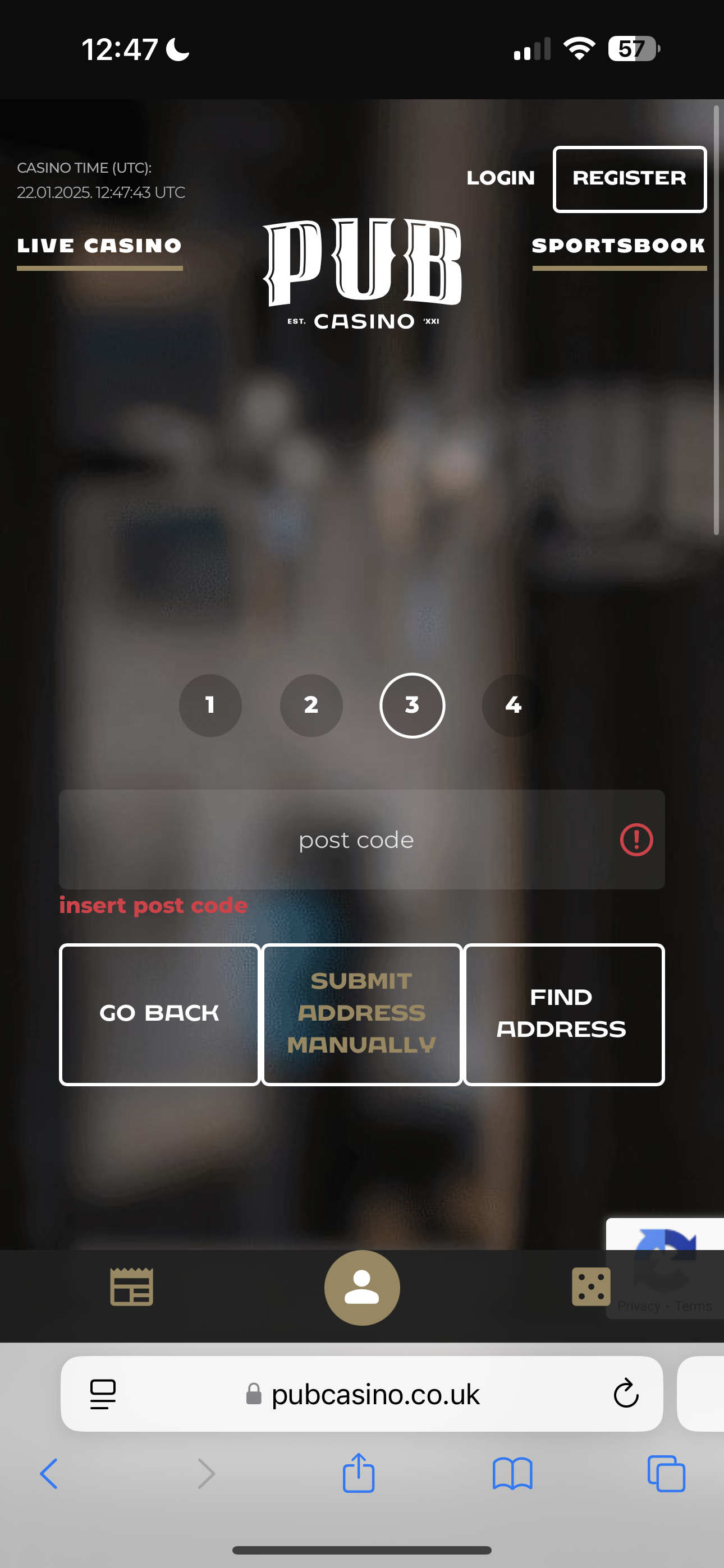 Pub Casino Sign Up 4