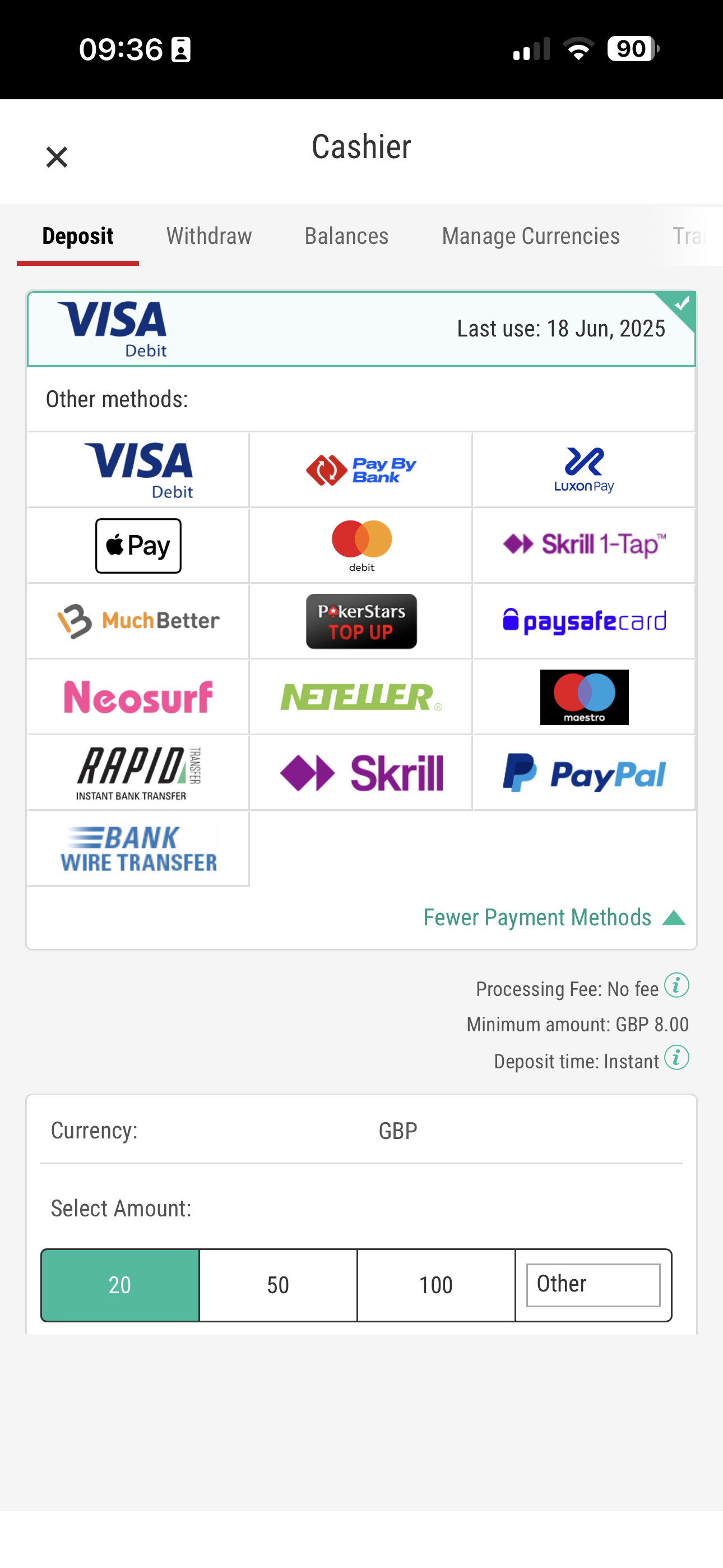 PokerStars Deposit 2