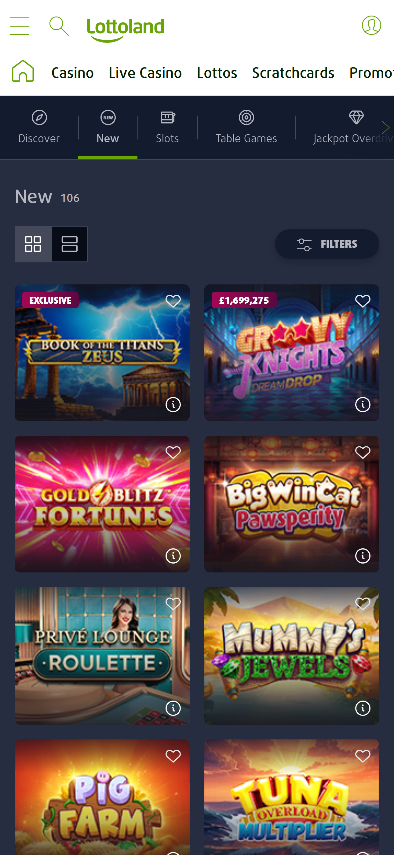 Lottoland casino mobile