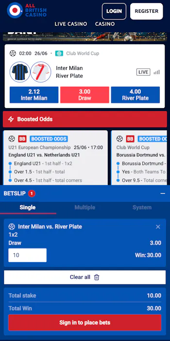 All British Casino Promo