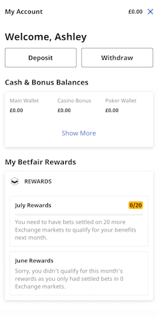 Betfair App Deposit