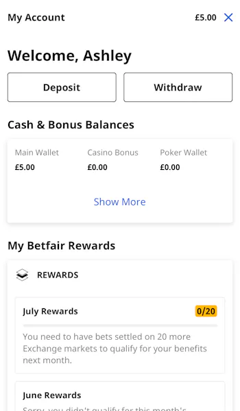 Betfair App Withdrawal
