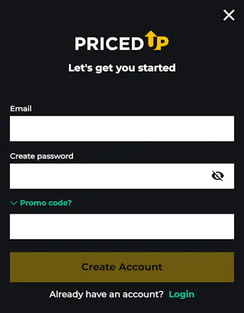 PricedUp promo code