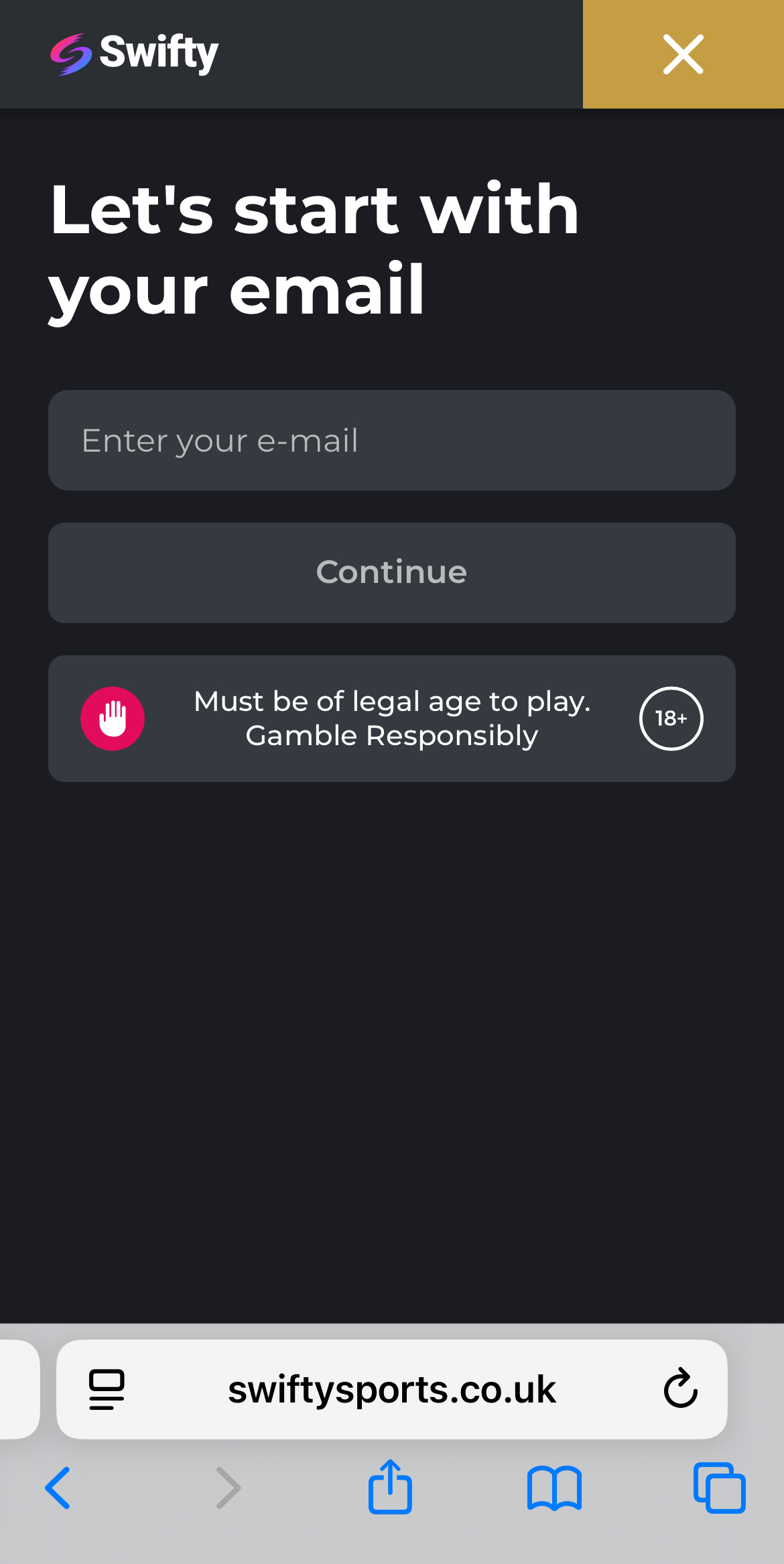 Swifty Sports Email Address