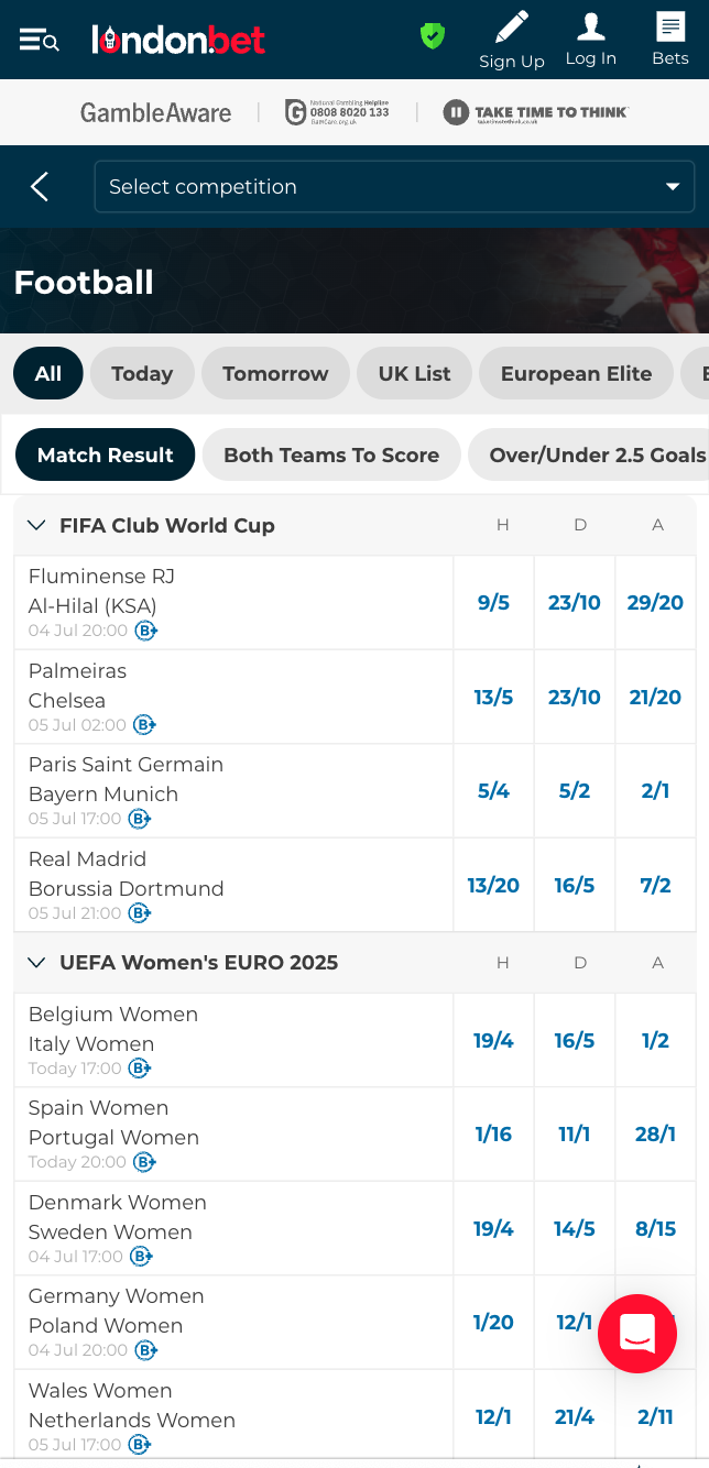 London Bet Sportsbook