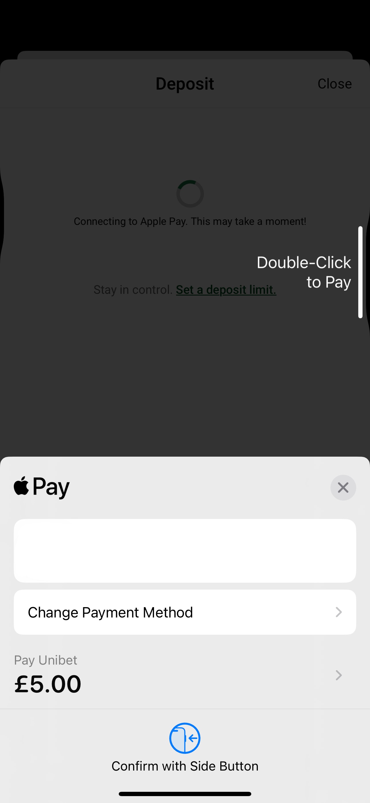 Unibet Apple Pay 2