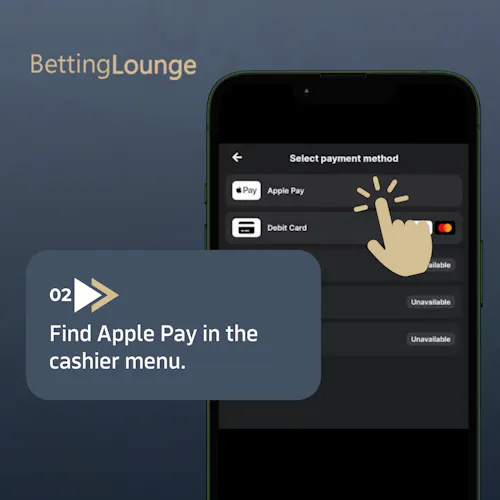 find apple pay in the payment methods