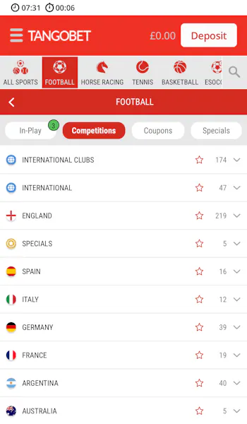 Tangobet football