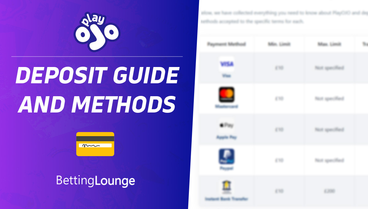 PlayOJO deposit guide