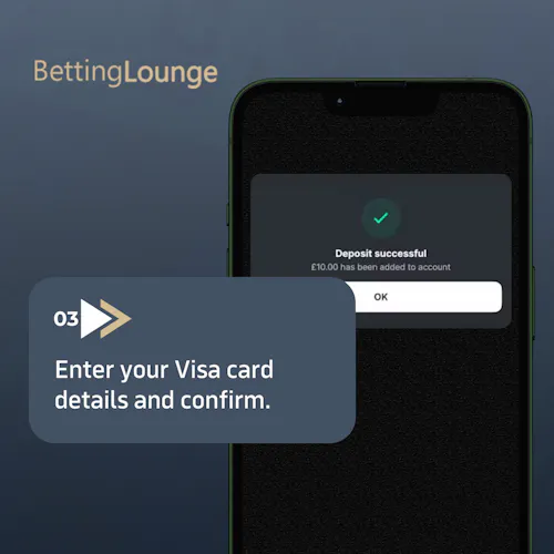 enter your Visa card details