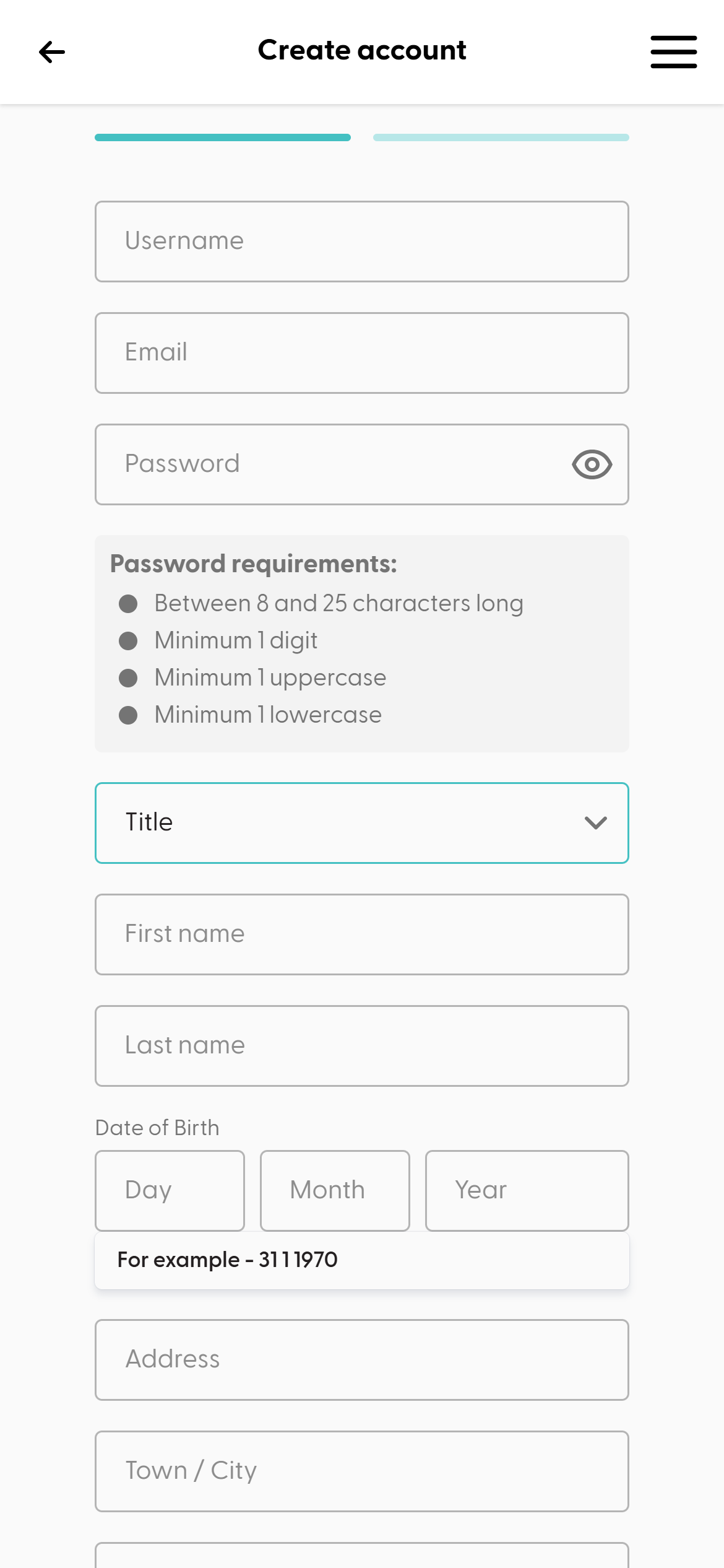 The Pools registration