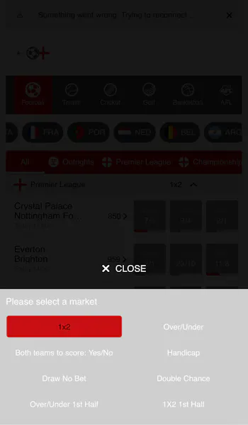 Ken Howells Sportsbook Market