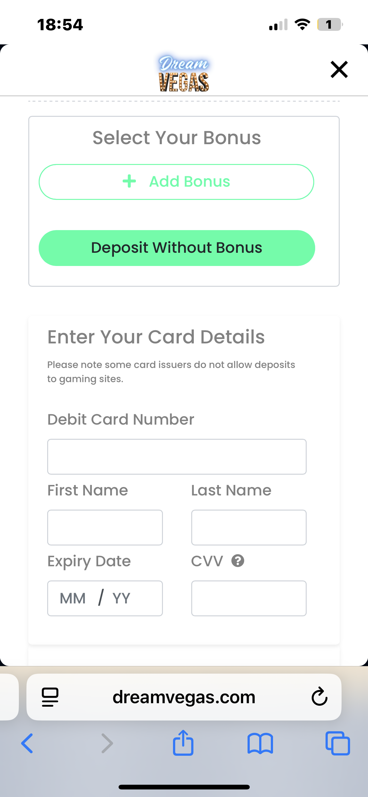 Dream Vegas Deposit Bonus.PNG