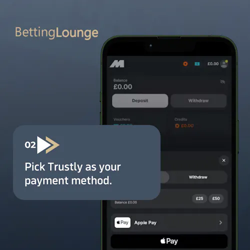 Step2: find Trustly on the list