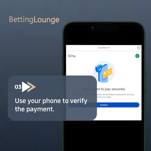 step 3: use your phone to verify the payment