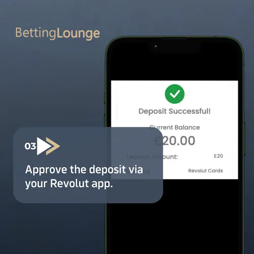 step 3: approve the deposit via your Revolut app