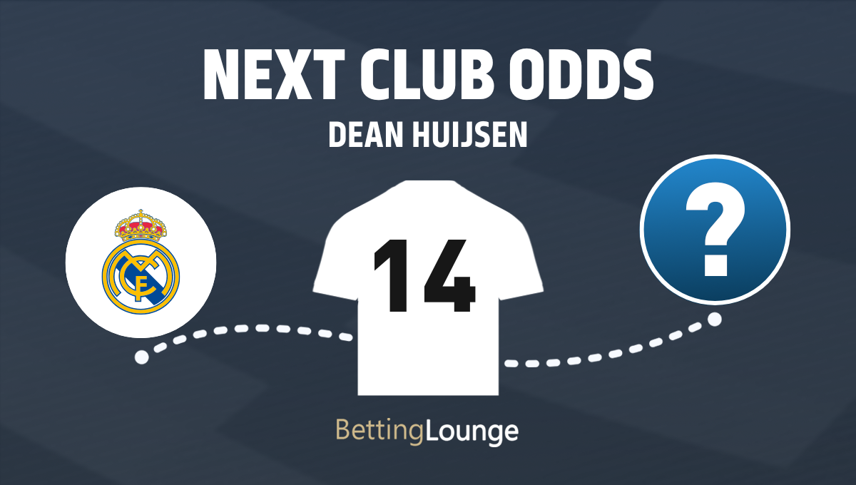 Dean Huijsen next club odds after Real Madrid