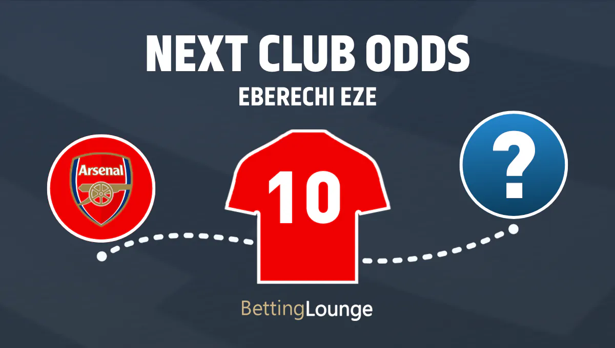 Eberechi Eze next club odds after Arsenal