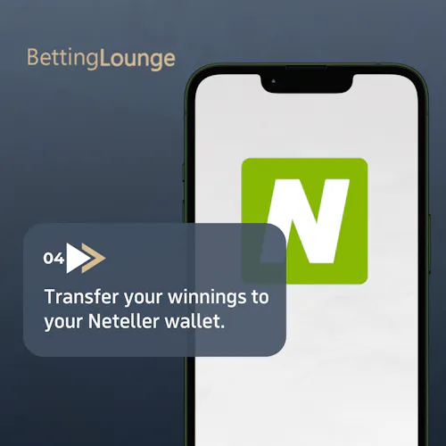 step 4: transfer your winnings to your Neteller wallet