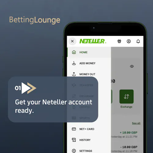 step 1: Get your Neteller account ready
